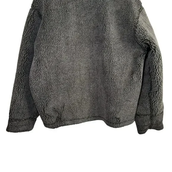 WILSONS B-3 Aviator Reversible Leather Sherpa Flight Bomber Jacket Black Medium - Picture 13 of 16